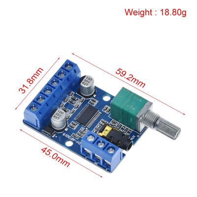 30Wx2 ハイパワーステレオデジタルアンプボード DIYオーディオプロジェクト用の12V/24V電源