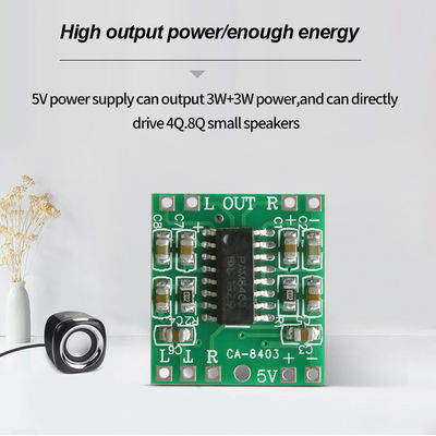 2*3W DC 5V 超小型 PMA8403 ミニスピーカー用クラス D オーディオアンプボード