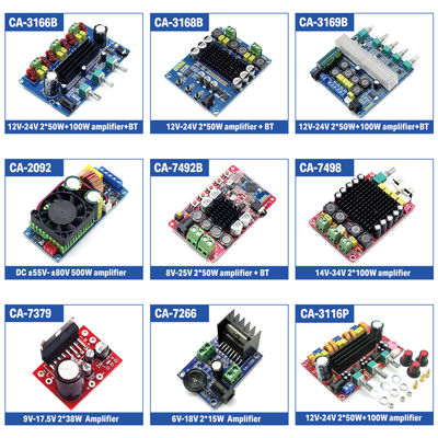 TPA3118 60W ミニホームアンプボード DC 12-24V プラスチック素材オーディオパワーアンプ