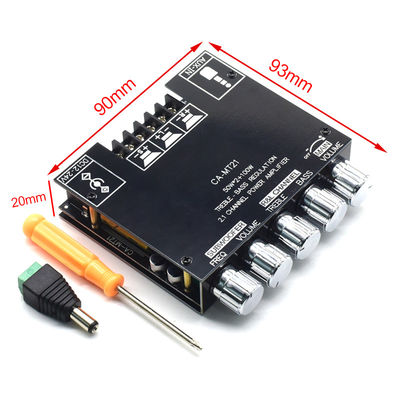 CA-MT21 2.1チャンネル BT 5.0 サブウーファーアンプボード 2*50W+100W 12-24V AMP+BT