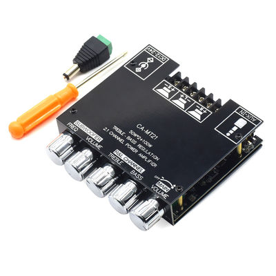 CA-MT21 2.1チャンネル BT 5.0 サブウーファーアンプボード 2*50W+100W 12-24V AMP+BT