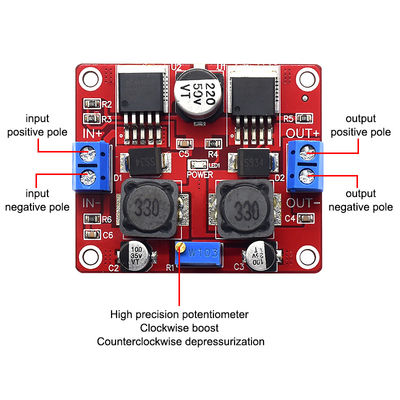 CA-2577 DC-DC自動電圧制御モジュール 太陽光パネル LM2596S 3A ステップダウン/アップモジュールと互換性
