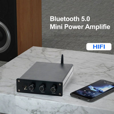 ホームオーディオ オーディオ パワーアンプ 100W*2+200W ホームシアター ミニハイファイステレオ Dクラス デジタル2.1チャネルアンプ