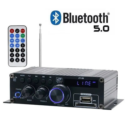 HiFi ステレオオーディオ用イコライザー付き 120W デュアルチャンネルパワーアンプ