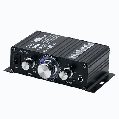 AK-270 12V スモールパワー ブルートゥースオーディオアンプ 2.0チャンネル出力 HIFI ミニパワーアンプ