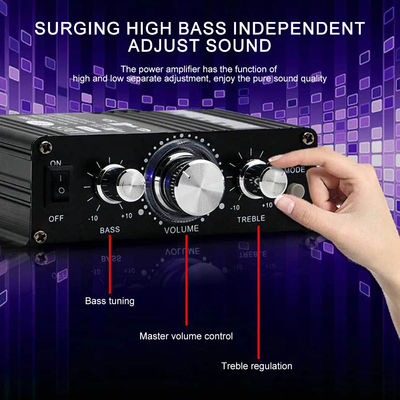 AK-270 12V スモールパワー ブルートゥースオーディオアンプ 2.0チャンネル出力 HIFI ミニパワーアンプ