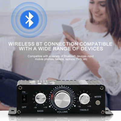 AK-270 12V 30W+30W 2.0チャネル 家庭用シアター用ブルートゥース電源増幅器