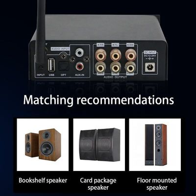 TPA3116 デジタルアンプ 100WステレオハイファイクラスD ブルートゥース5.0とアルミニウム合金箱