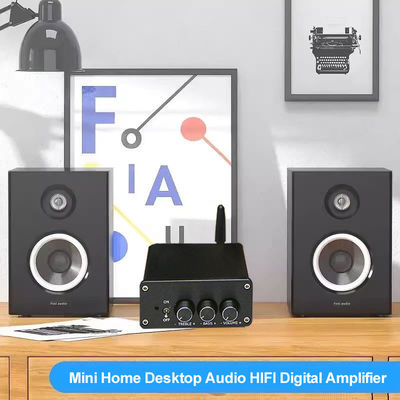 ホームオーディオ 100W*2 デジタルミニオーディオ HIFI パワー AMP Dクラス 統合アンプ 5.0 サブウーファー 音源増幅器