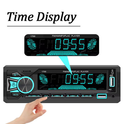 ユニバーサル 60Wx4 カーラジオ スレレオ MP3 プレイヤー FM 受信機 ラジオ ステレオ オーディオ 音楽 USB/SD