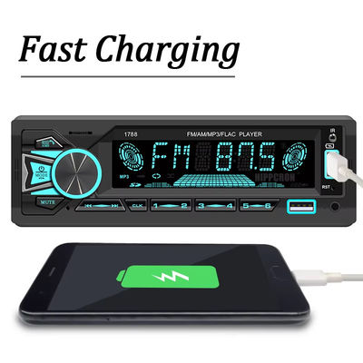 ユニバーサル 60Wx4 カーラジオ スレレオ MP3 プレイヤー FM 受信機 ラジオ ステレオ オーディオ 音楽 USB/SD
