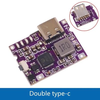 IP5310 ステップアップ電源モジュール Type-C USBブーストコンバーター 5V 4.2V 3A LED インジケーター付き リチウム電池充電板