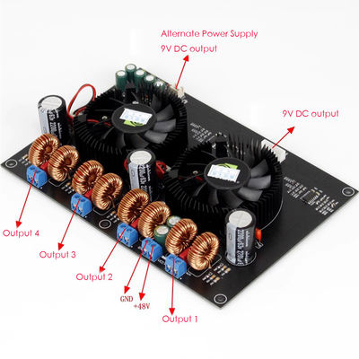 TPA3255 600W 高効率のD級増幅器ボード,ハイファイオーディオ用ダイナミックレンジ