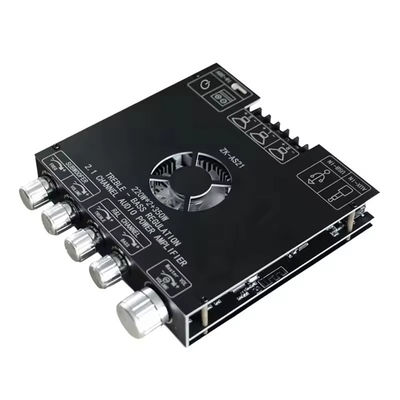ZK-AS21 2.1チャンネルオーディオアンプモジュール TPA3255 サブウーファー 220WX2+350W 220WX2+350W アンプボード ZK-AS21