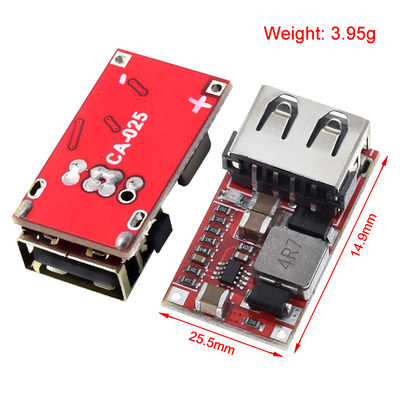 CA-025 効率的なDC-DCコンバーター USB充電器開発ボード 6V-24V 24V 12V から 5V 97.5% 自動車電源用のバックモジュール