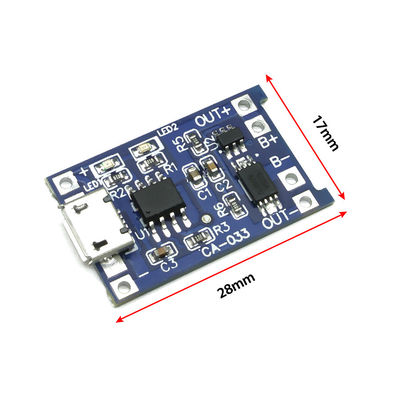 CA-033 2 つの機能を持つマイクロタイプc USB 5V 充電板 1A リチウムイオン電池充電モジュール 18650 TP4056 標準