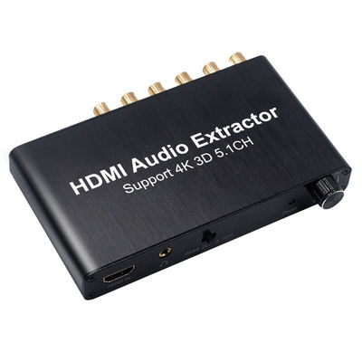 HDMIから3.5mmRCA アナログオーディオコンバーター エクストラクター ディコーダー 増幅器 PS4 DVD 5.1チャンネル 音声分割器 プライベート 模具