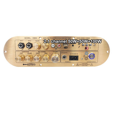 ハイパワー D900 2x50W+100W ホームアンプ、輸入 IC Bluetooth ボード 2.1 チャンネル付き