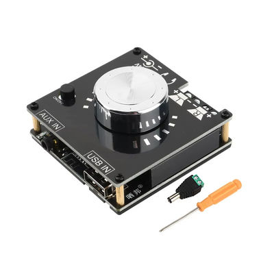 BT 5.0 デジタル パワーアンプボード 100W*2 ステレオ ミニ DIY オーディオ モジュール U ディスクとAux 入力サポート