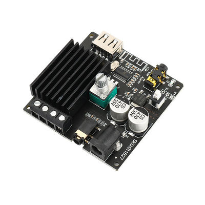 BT 5.0 デジタル パワーアンプボード 100W*2 ステレオ ミニ DIY オーディオ モジュール U ディスクとAux 入力サポート