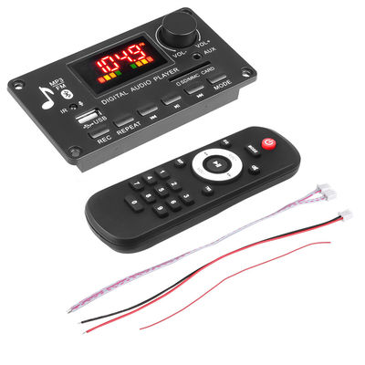 80Wアンプボード ワイヤレス カーミュージック Mp3 ディコーダー プレイヤー ハンドフリー モジュール DC 5V-26V FM ラジオオーディオ モジュール