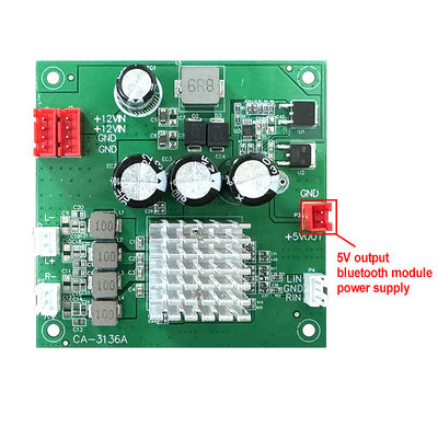 CA-3136A デジタルオーディオアンプモジュール 2*50W 出力 8-24V 入力および 5V 出力 TPA3116 アンプボード