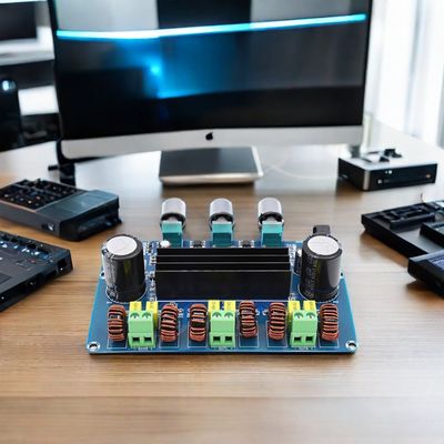 2.1チャネル無線デジタルパワーアンプボード 50Wx2+100W チャネルハイパワーオーディオ バージョン 5.0 アンプボード