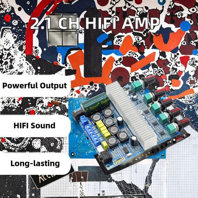 TPA3116D2 2.1チャンネルアンプボード 2x50W+100W ステレオオーディオ