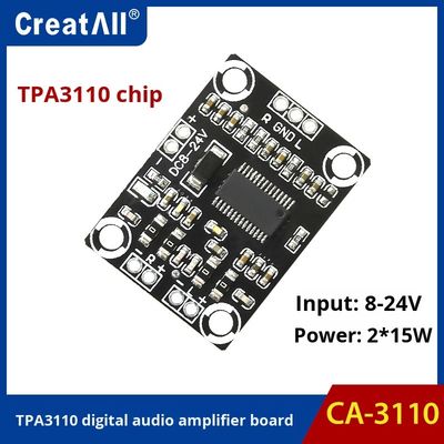 CA-3110 D級アンプボード 2x15W 8-24V DCステレオモジュール