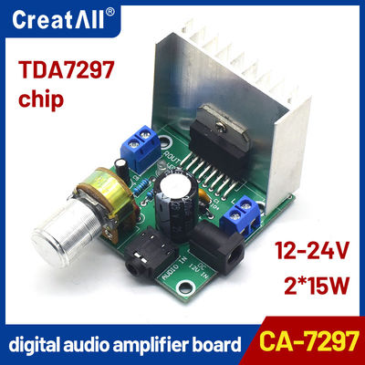 TDA7297 15W+15W ステレオアンプボード 12V DC オーディオモジュール
