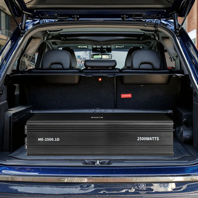クラスD カーオーディオ パワーアンプ RMS 2500Wrms 1 オーム阻力 Spl モノ パワーアンプ クロスオーバー付き