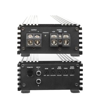 クラスD カーオーディオ パワーアンプ RMS 2500Wrms 1 オーム阻力 Spl モノ パワーアンプ クロスオーバー付き