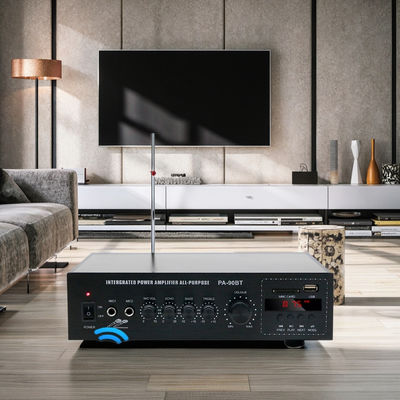 PA-90BT 120W プロフェッショナルオーディオ BTワイヤレスアンプ ハイパワー ホームシーリングスピーカー 公共放送 定電圧 メタル