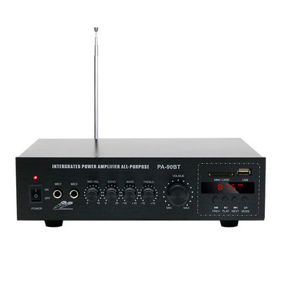 PA-90BT 120W プロフェッショナルオーディオ BTワイヤレスアンプ ハイパワー ホームシーリングスピーカー 公共放送 定電圧 メタル