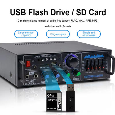 160W デュアルチャンネル HiFi ステレオオーディオ ホームデジタルアンプ プロフェッショナル真空管アンプモジュール マイク入力 リモートアンプ