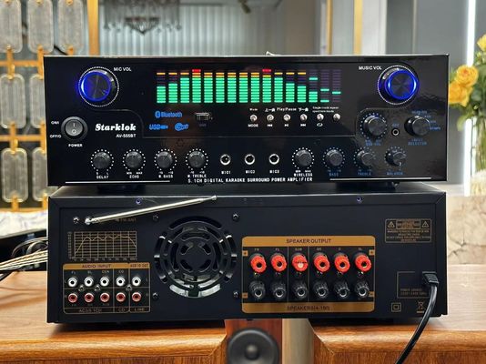 AV-555BT プロフェッショナル5.1チャネルダイナミックスペクトル増幅器 600W 高性能家庭用サブウーファー