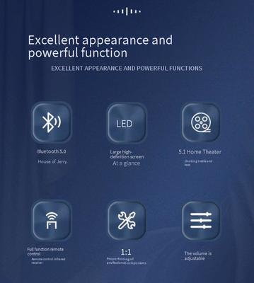 A600Y アクティブホームシアター パワーアンプ 5.1 多チャンネル 5*50W+100W 独立調節 リモコンBT 5.3 サブウーファー