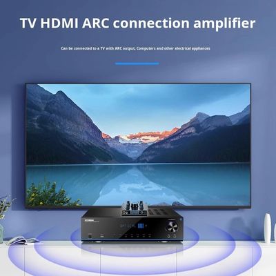 2.0チャンネル高出力100Wワイヤレスカラオケアンプ BTロスレスデコード HDML ARC 光ファイバー 同軸電子部品 在庫あり