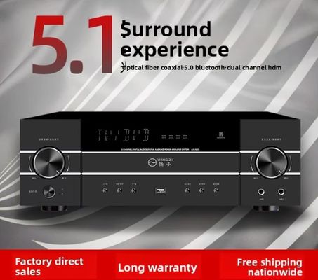 5.1CH 4200W 高出力プロオーディオアンプ（アンチフィードバック、BTワイヤレス、ホームカラオケ、ステージパフォーマンス、KTV会議用）
