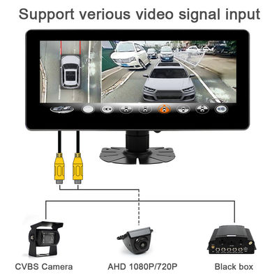 10.25インチフルHD IPSタッチスクリーンワイドディスプレイモニター、バードビューMDVRブラックボックス用UART/RS232プロトコル対応、1年保証