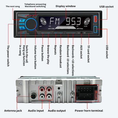 820S ショートモデル ワイヤレスカー MP3 プレーヤーのためのブルーライト 新型ラジオ ホスト 携帯 握り 国境を越えた手無線 無損失音楽