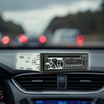 Creatall シングルディスク車載MP3プレーヤー、Bluetooth対応スマートマルチメディアCD/VCD/DVDカードスロットUSB接続ラジオ