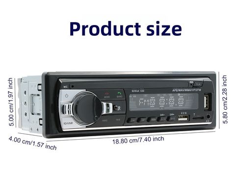 クリータールシングルディスクユニバーサルカーMP3プレーヤー USBフラッシュドライブ BT無線アンプ ハンドフリーオーディオヘッドユニット セントラルコントロール