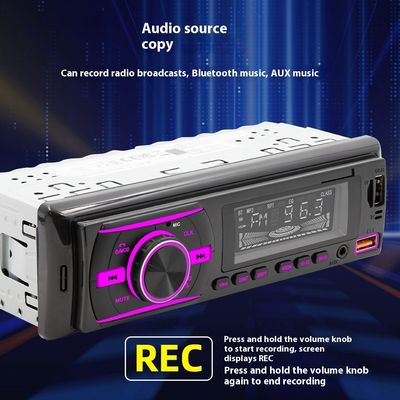 Creatall Universal Car MP3プレーヤー、BTワイヤレスポジショニング、USBアンプ＆ラジオMP3プレーヤー（車用）