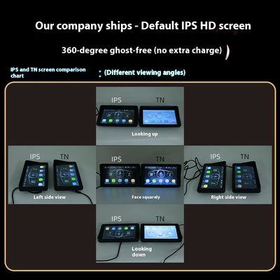 Creatall 7インチ ポータブルカーMP5プレーヤー Bluetooth HD大画面 ワイヤレスCarPlay ナビゲーション ダッシュボード USB接続