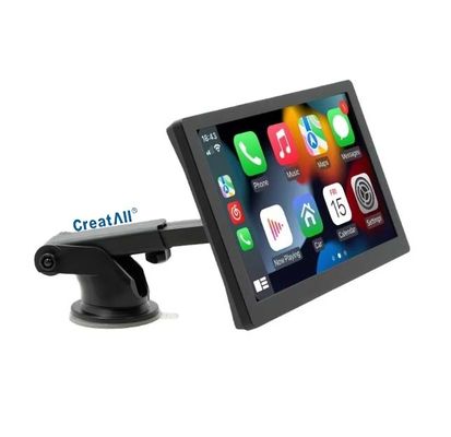 Creatall 9インチ ポータブル高精細MP5プレーヤー 大画面ディスプレイ Bluetoothダッシュボード用1年保証付き有線/ワイヤレスCarplay
