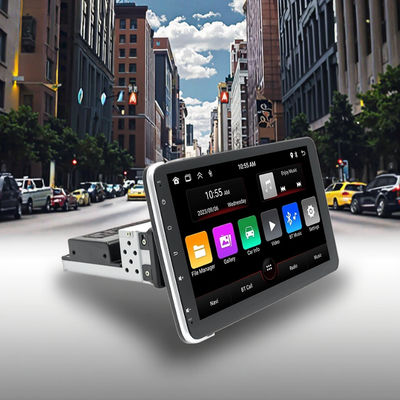 Creatall 10.1 インチ中央制御カー Android GPSナビゲーションユニット カープレイ BT USB 360度回転画面 シングルヘッド