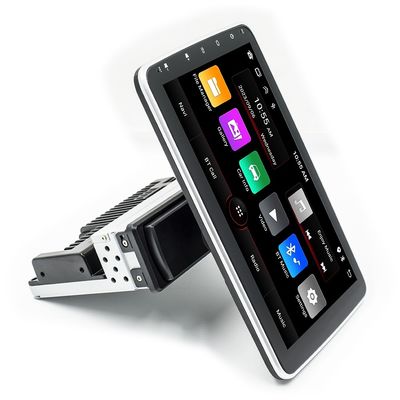Creatall 10.1 インチ中央制御カー Android GPSナビゲーションユニット カープレイ BT USB 360度回転画面 シングルヘッド