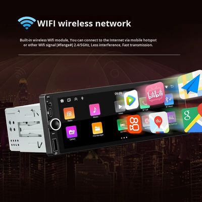 Creatall 6.86 インチ オールインワン ワイヤレス ダッシュボード カープレイ スマート アンドロイド GPS ナビゲーション HD 逆転画像 Bluetooth