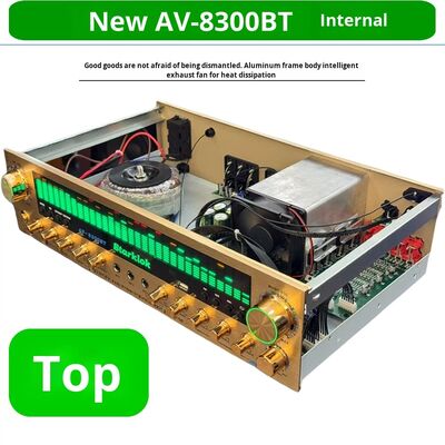 2000W 6 (5.1) チャネルホームアンプ プラスチック金属アルミニウム合金構造